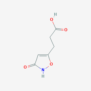 molecular formula C6H7NO4 B1307066 3-(3-Hydroxy-isoxazol-5-yl)-propionic acid CAS No. 75989-19-4