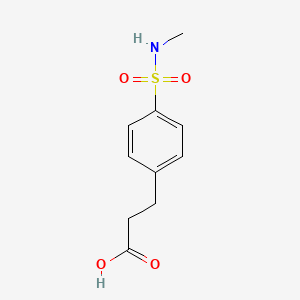 molecular formula C10H13NO4S B1307071 3-[4-(甲基磺酰基)苯基]丙酸 CAS No. 842975-38-6