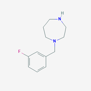 molecular formula C12H17FN2 B1307085 1-(3-Fluoro-benzyl)-[1,4]diazepane CAS No. 749830-96-4