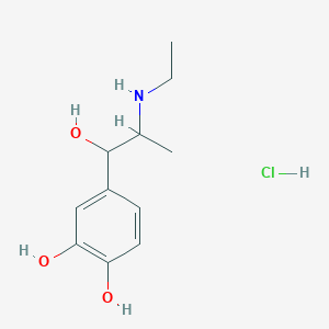 molecular formula C11H18ClNO3 B130710 Dioxethedrin Hydrochloride CAS No. 22930-85-4
