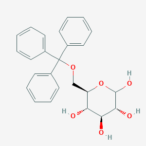 molecular formula C25H26O6 B130715 6-O-Triphenylmethyl-D-glucopyranose CAS No. 67919-34-0