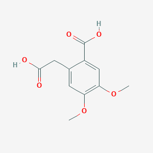 2-(Carboxymethyl)-4,5-dimethoxybenzoic acid