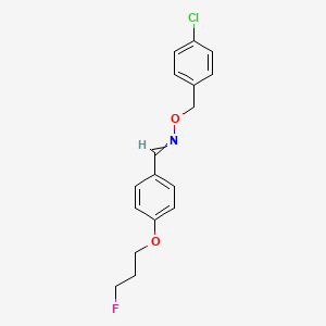 4-(3-fluoropropoxy)benzenecarbaldehyde O-(4-chlorobenzyl)oxime