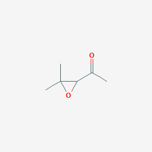 molecular formula C6H10O2 B130720 3,3-Dimethyl-2-acetyloxirane CAS No. 142532-82-9