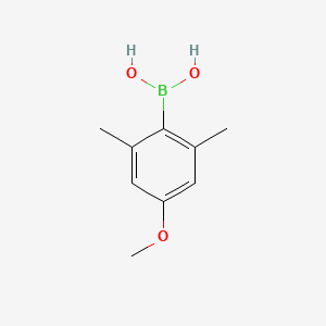 molecular formula C9H13BO3 B1307227 4-Methoxy-2,6-dimethylphenylboronic acid CAS No. 361543-99-9