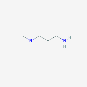 molecular formula C5H14N2<br>(CH3)2NCH2CH2CH2NH2<br>C5H14N2 B130723 3-二甲基氨基丙胺 CAS No. 109-55-7