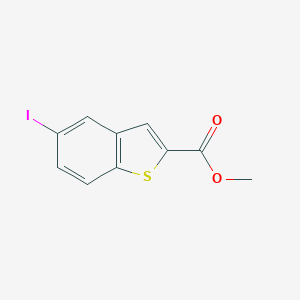 molecular formula C10H7IO2S B130725 Methyl 5-iodo-1-benzothiophene-2-carboxylate CAS No. 146137-90-8