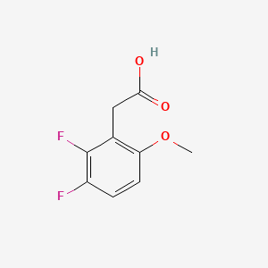 molecular formula C9H8F2O3 B1307252 2,3-Difluoro-6-methoxyphenylacetic acid CAS No. 886501-88-8