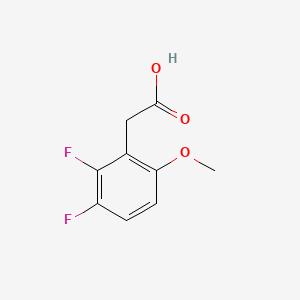 molecular formula C9H8F2O3 B1307252 2-(2,3-Difluoro-6-methoxyphenyl)acetic acid CAS No. 886501-88-8