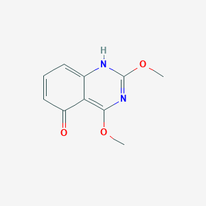 molecular formula C10H10N2O3 B130726 2,4-Dimethoxy-5-quinazolinol CAS No. 155824-63-8