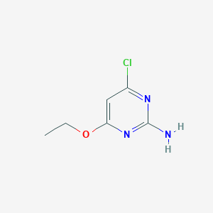 molecular formula C6H8ClN3O B1307260 4-CHLORO-6-ETHOXY-2-PYRIMIDINAMINE CAS No. 89784-02-1