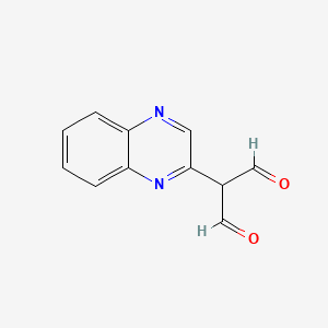 molecular formula C11H8N2O2 B1307266 2-(2-Quinoxalinyl)malondialdehyde CAS No. 205744-84-9
