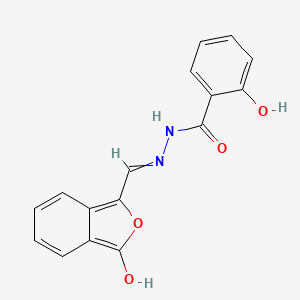 (Z)-2-Hydroxy-N'-((3-oxoisobenzofuran-1(3H)-ylidene)methyl)benzohydrazide