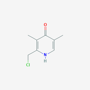 molecular formula C8H10ClNO B130728 2-Chloromethyl-3,5-dimethylpyridin-4-ol CAS No. 1114596-75-6