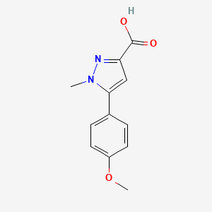 5-(4-Methoxyphenyl)-1-methylpyrazole-3-carboxylic acid