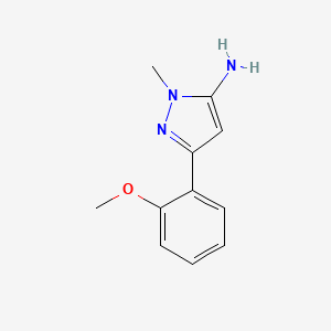3-(2-Methoxyphenyl)-1-methyl-1H-pyrazol-5-amine