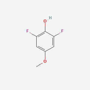 molecular formula C7H6F2O2 B1307321 2,6-Difluoro-4-methoxyphenol CAS No. 886498-93-7