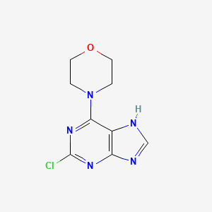 molecular formula C9H10ClN5O B1307333 4-(2-chloro-9H-purin-6-yl)morpholine CAS No. 4010-81-5