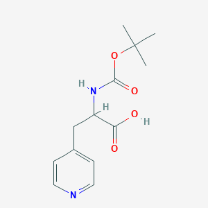 molecular formula C13H18N2O4 B1307355 Boc-3-(4-pyridyl)-DL-alanine CAS No. 33814-94-7