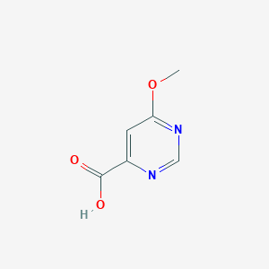 molecular formula C6H6N2O3 B1307363 6-methoxypyrimidine-4-carboxylic Acid CAS No. 38214-45-8