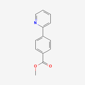 molecular formula C13H11NO2 B1307376 Methyl 4-(pyridin-2-YL)benzoate CAS No. 98061-21-3