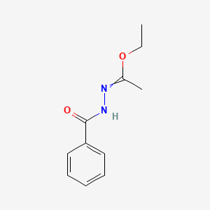 ethyl N-benzoylethanehydrazonate
