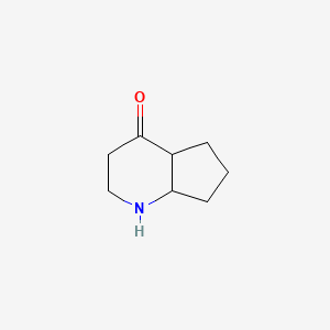molecular formula C8H13NO B1307387 octahydro-4H-cyclopenta[b]pyridin-4-one CAS No. 92658-00-9