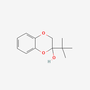 molecular formula C12H16O3 B1307407 2-Tert-butyl-2,3-dihydro-1,4-benzodioxin-2-ol 