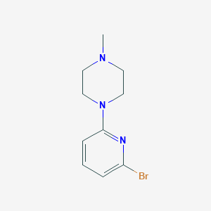 molecular formula C10H14BrN3 B130742 1-(6-溴吡啶-2-基)-4-甲基哌嗪 CAS No. 153976-27-3