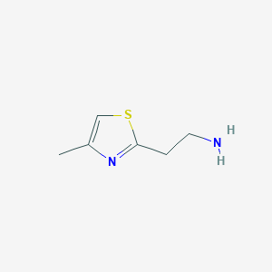 molecular formula C6H10N2S B1307425 2-(4-Methylthiazol-2-yl)ethanamine CAS No. 61887-91-0