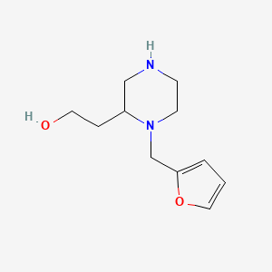 2-[1-(2-Furylmethyl)-2-piperazinyl]ethanol