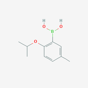 molecular formula C10H15BO3 B1307439 2-Isopropoxy-5-methylphenylboronic acid CAS No. 480438-71-9