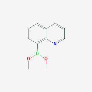 molecular formula C11H12BNO2 B1307445 8-Quinolineboronic acid dimethyl ester CAS No. 1259393-04-8
