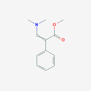 molecular formula C12H15NO2 B1307449 Methyl 3-(dimethylamino)-2-phenylprop-2-enoate 