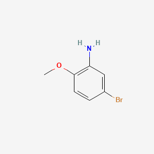 molecular formula C7H8BrNO B1307452 5-溴-2-甲氧基苯胺 CAS No. 6358-77-6