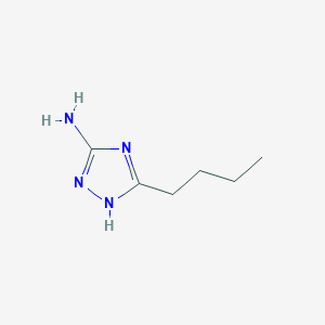 molecular formula C6H12N4 B1307475 3-butyl-1H-1,2,4-triazol-5-amine CAS No. 103205-70-5