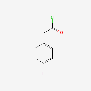 molecular formula C8H6ClFO B1307485 4-Fluorophenylacetyl chloride CAS No. 459-04-1
