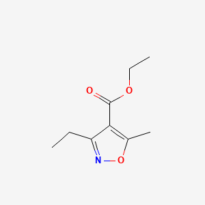 B1307486 Ethyl 3-ethyl-5-methylisoxazole-4-carboxylate CAS No. 53064-41-8