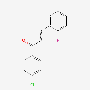 (E)-1-(4-chlorophenyl)-3-(2-fluorophenyl)-2-propen-1-one