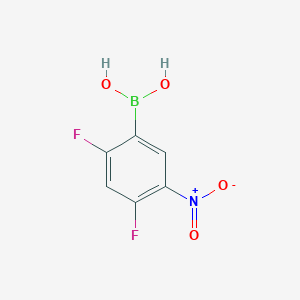 molecular formula C6H4BF2NO4 B1307511 2,4-Difluoro-5-nitrophenylboronic acid CAS No. 325786-11-6