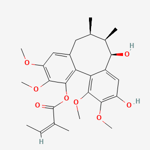 molecular formula C27H34O8 B13075138 schisantherinF 
