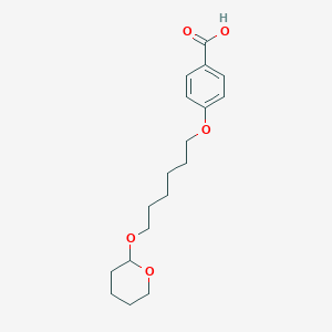 4-{[6-(tetrahydro-2H-pyran-2-yloxy)hexyl]oxy}benzenecarboxylic acid
