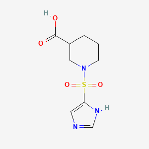 1-(1H-imidazol-4-ylsulfonyl)piperidine-3-carboxylic acid