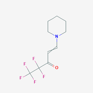 4,4,5,5,5-Pentafluoro-1-piperidin-1-ylpent-1-en-3-one