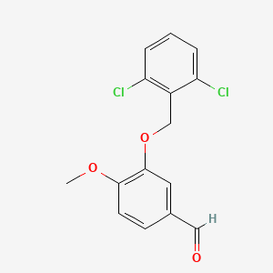 3-[(2,6-Dichlorobenzyl)oxy]-4-methoxybenzaldehyde