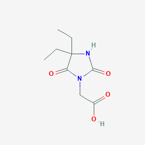 (4,4-Diethyl-2,5-dioxoimidazolidin-1-yl)acetic acid