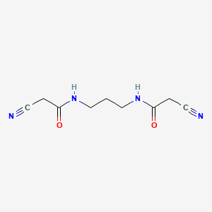 Acetamide, N,N'-1,3-propanediylbis[2-cyano-