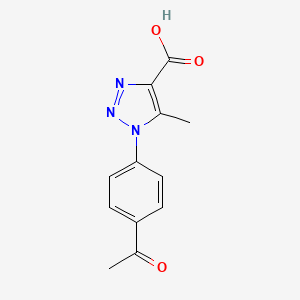 1-(4-Acetyl-phenyl)-5-methyl-1H-[1,2,3]triazole-4-carboxylic acid