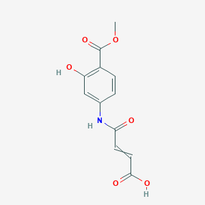 4-[3-Hydroxy-4-(methoxycarbonyl)anilino]-4-oxo-2-butenoic acid