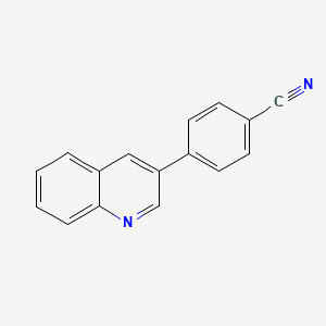 4-(3-Quinolinyl)benzonitrile